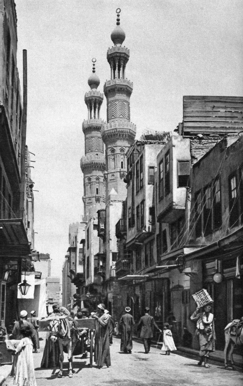Sultan al-Muayyads moske, Cairo, Egypten, c1922 af Donald McLeish