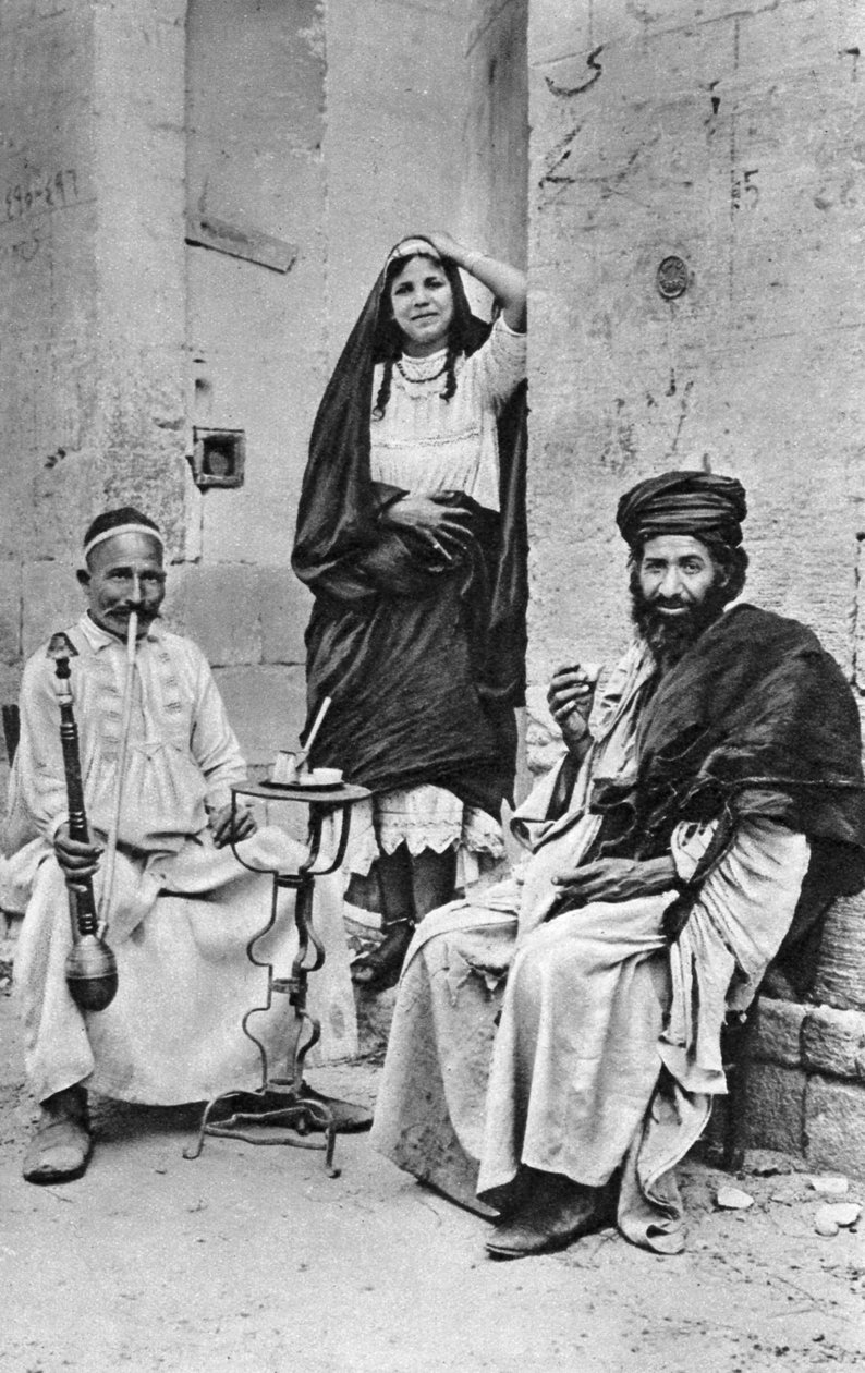 Folk i Kairo, Egypten, c1922 af Donald McLeish