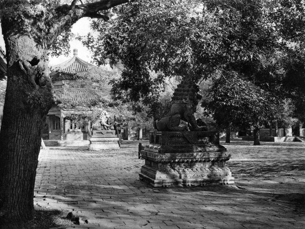 Yonghe-templet, Beijing af Donald Mennie