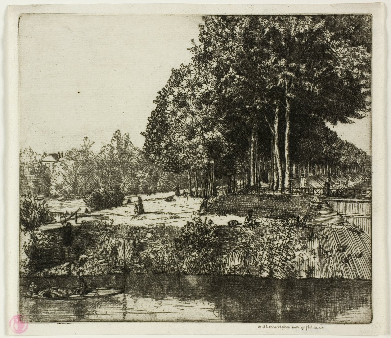 Kanal ved Charenton af Donald Shaw MacLaughlan
