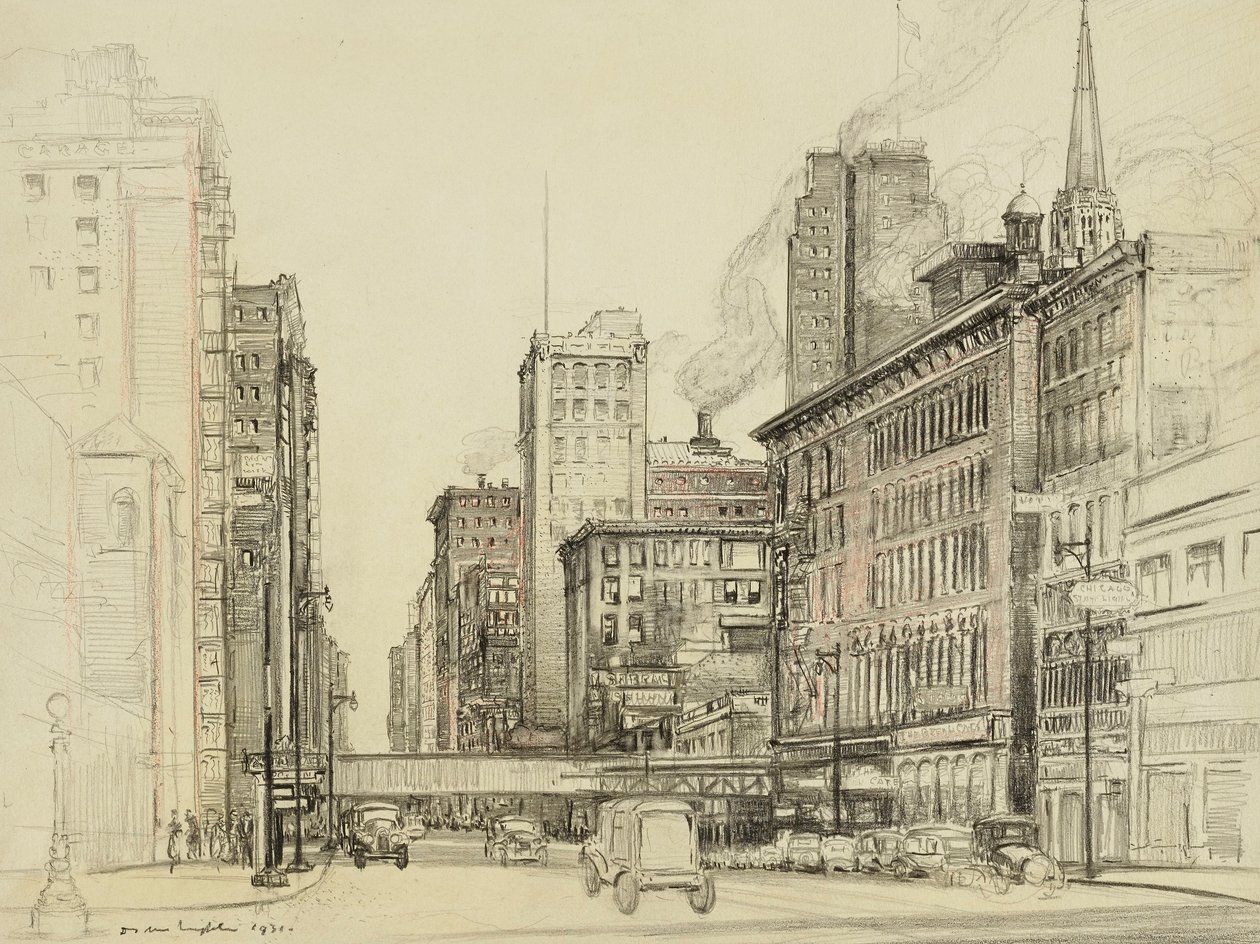 Chicago, North Dearborn Street af Donald Shaw MacLaughlan