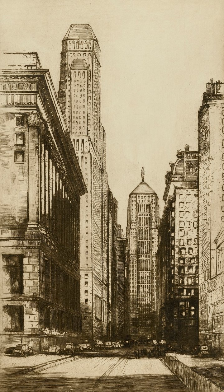 Chicago, Chicagos hjerte (aften) af Donald Shaw MacLaughlan