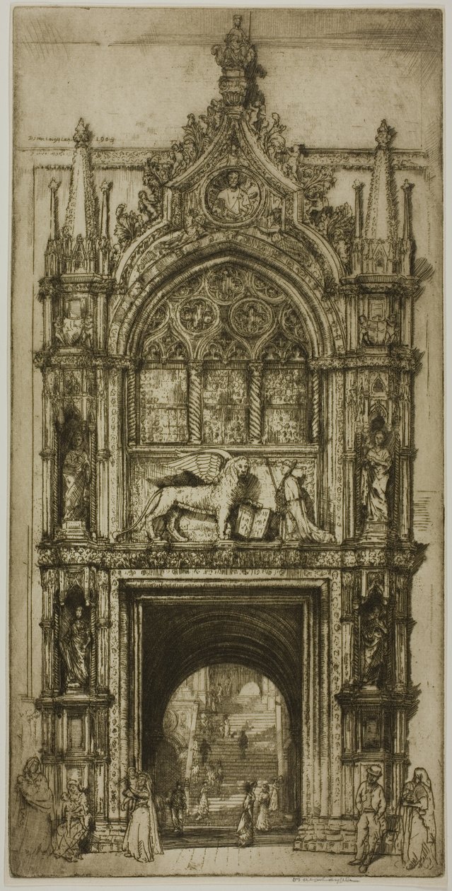 Dogernes døråbning, Venedig af Donald Shaw MacLaughlan