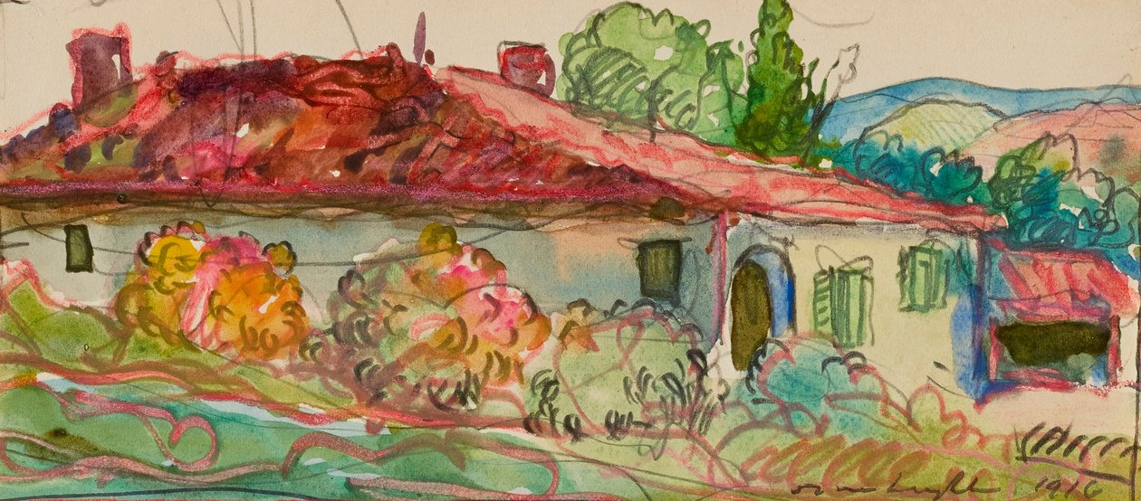 Gård i nærheden af Albi af Donald Shaw MacLaughlan