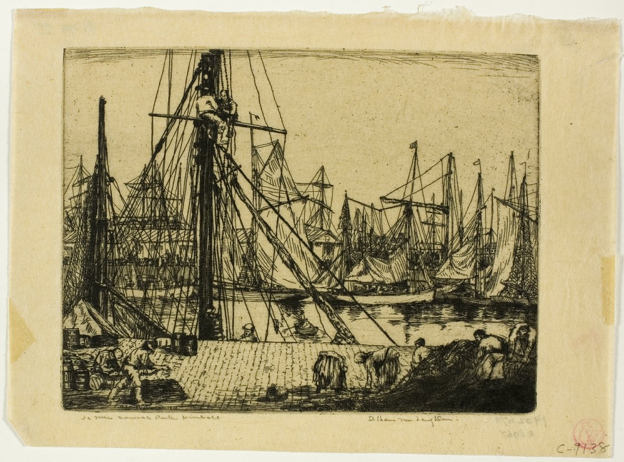 Fiskerbåde, Boulogne-sur-Mer af Donald Shaw MacLaughlan