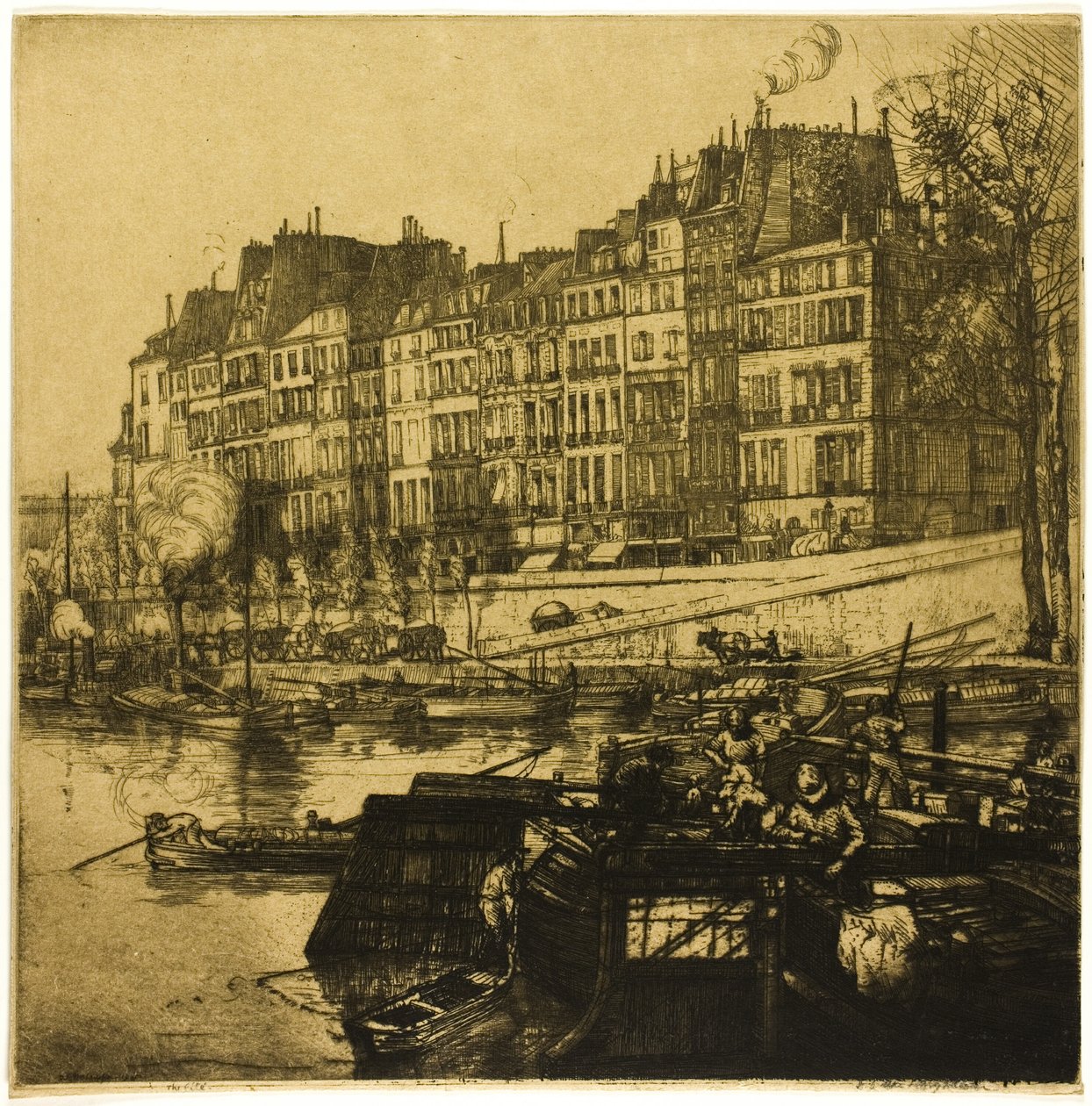 Byen, Paris af Donald Shaw MacLaughlan