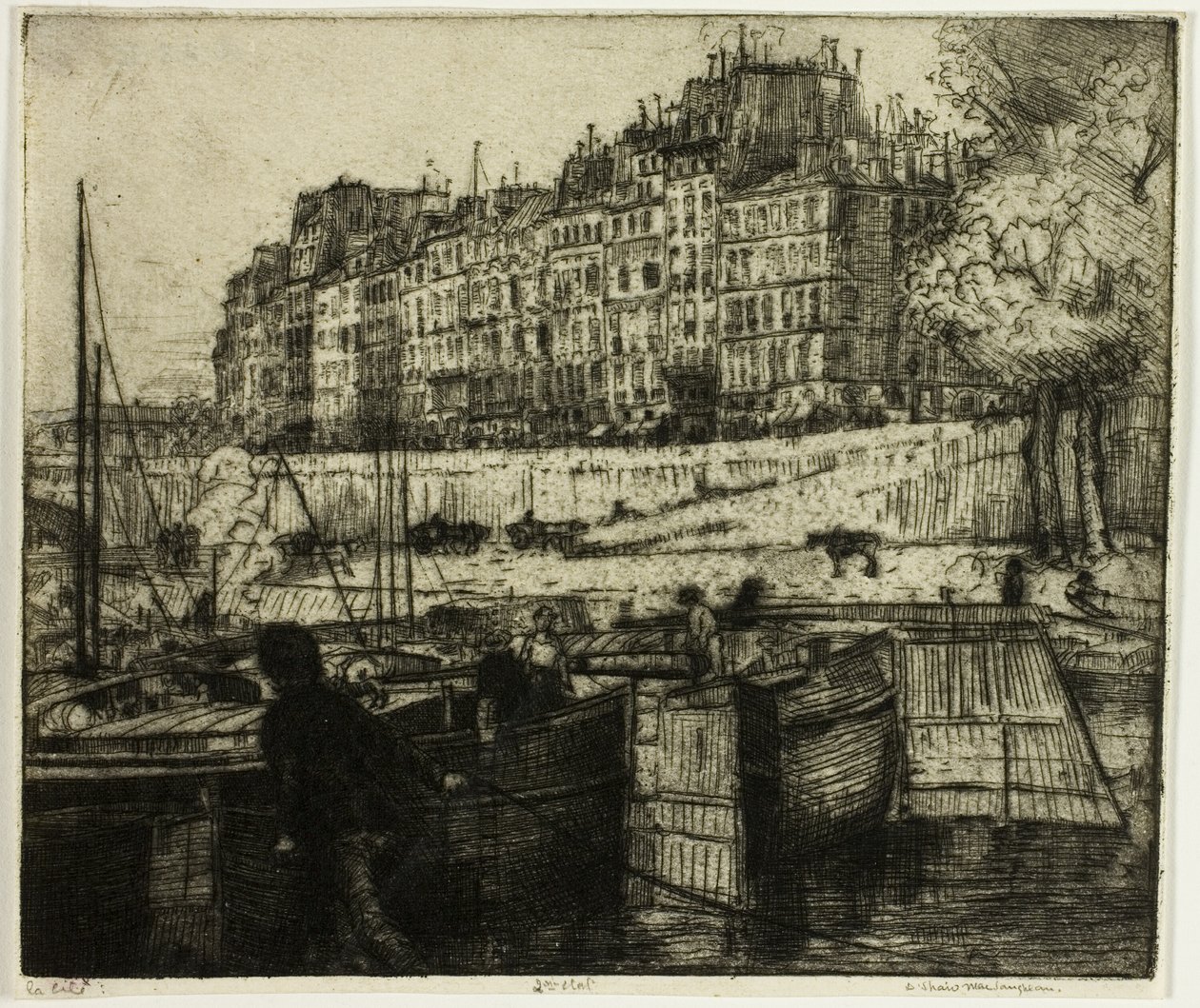 Byen, Paris af Donald Shaw MacLaughlan