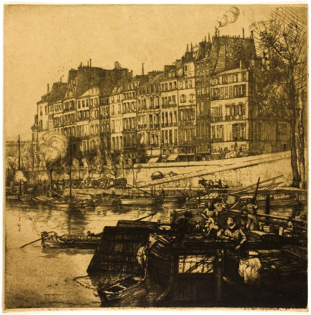 Byen, Paris af Donald Shaw MacLaughlan