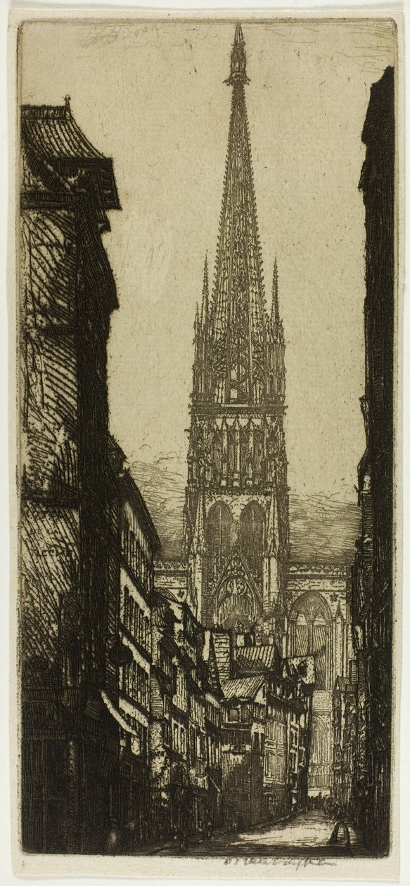 La Fleche, Rouen af Donald Shaw MacLaughlan