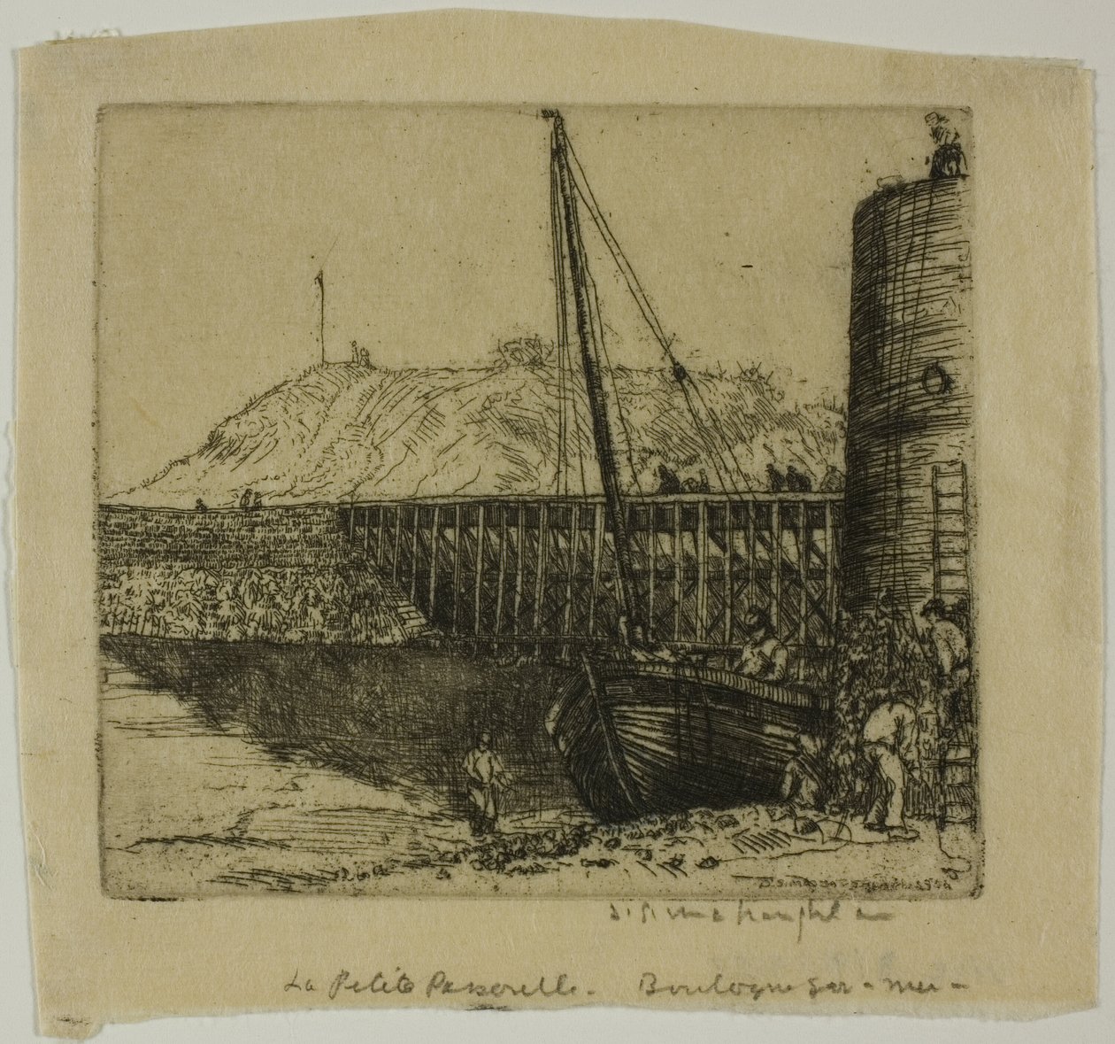 Porten, Boulogne af Donald Shaw MacLaughlan