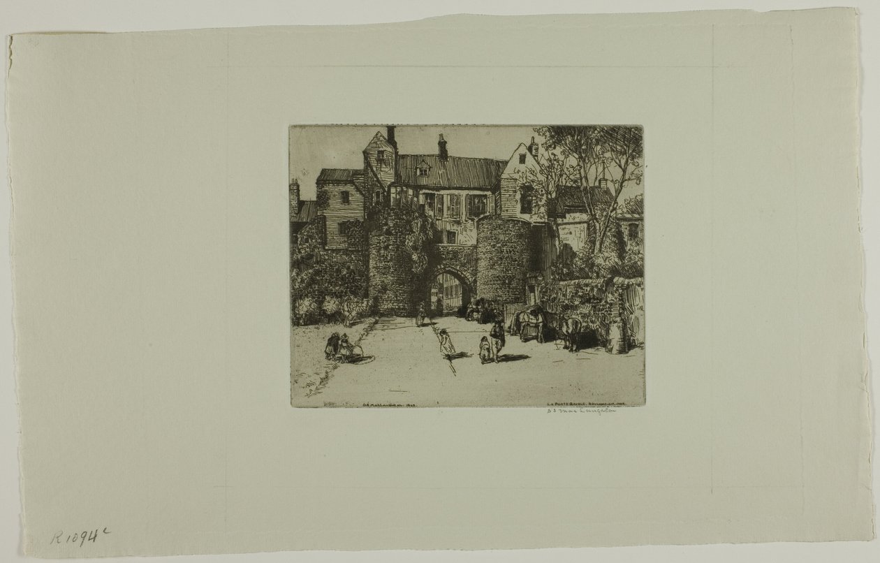 La Porte Gayole, Boulogne-sur-Mer af Donald Shaw MacLaughlan