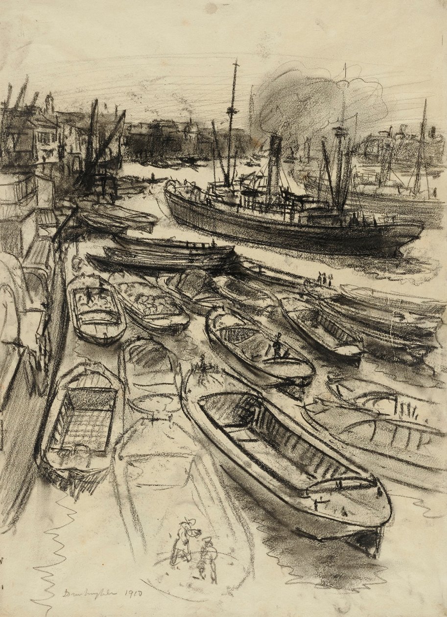 London på Themsen af Donald Shaw MacLaughlan