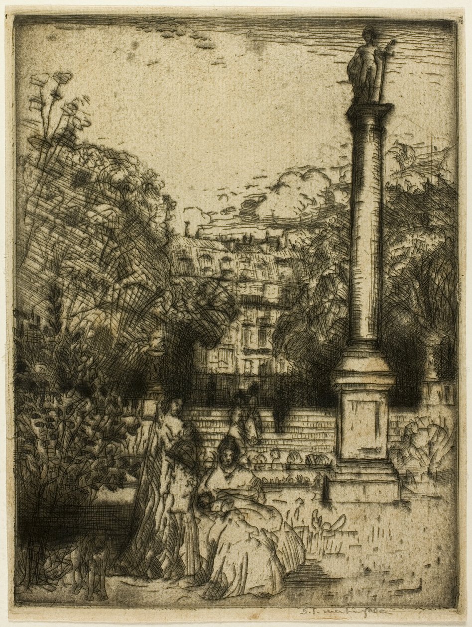 Luxembourg-søjlen, Paris af Donald Shaw MacLaughlan