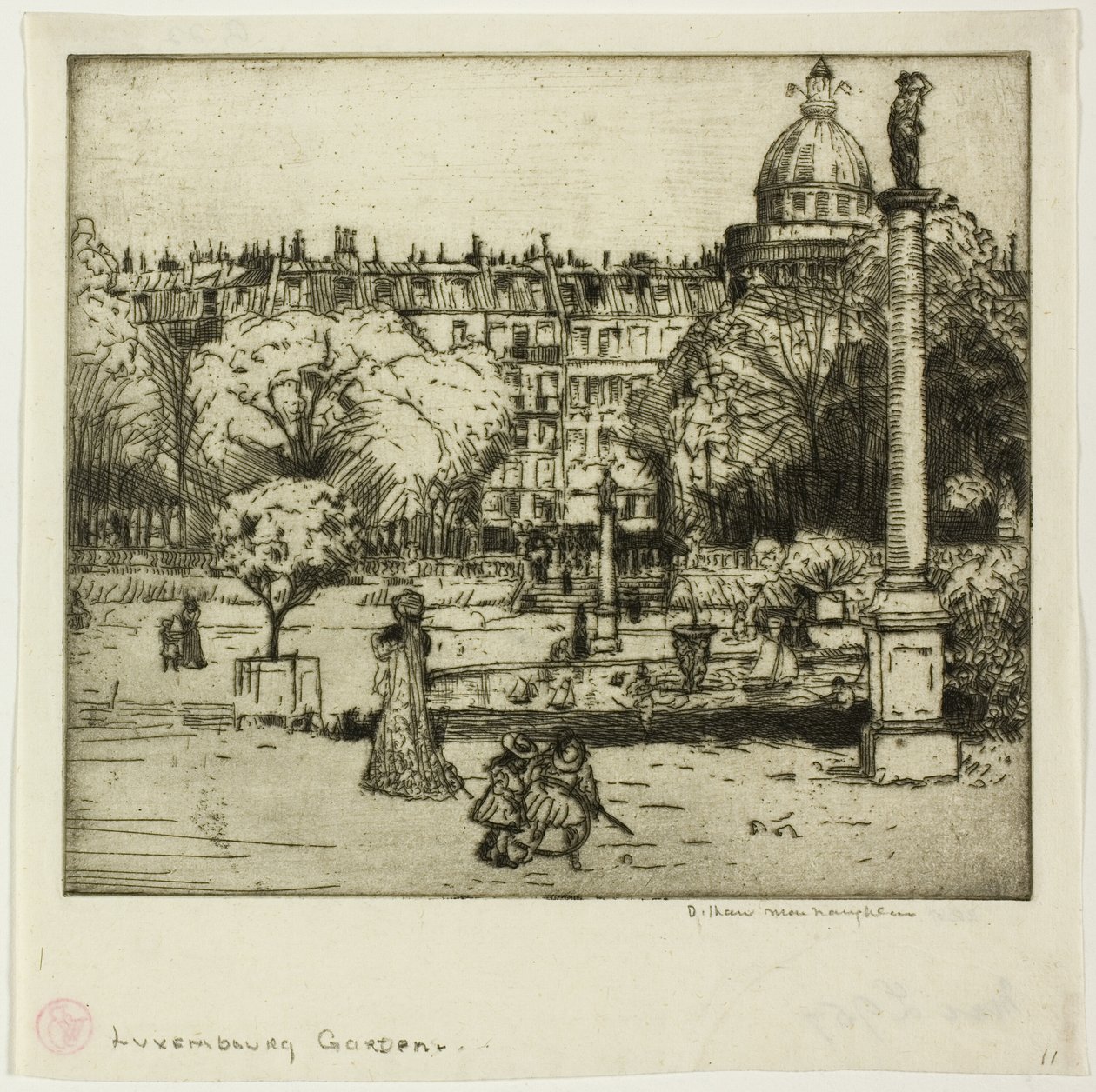 Luxembourg Gardens, Paris af Donald Shaw MacLaughlan