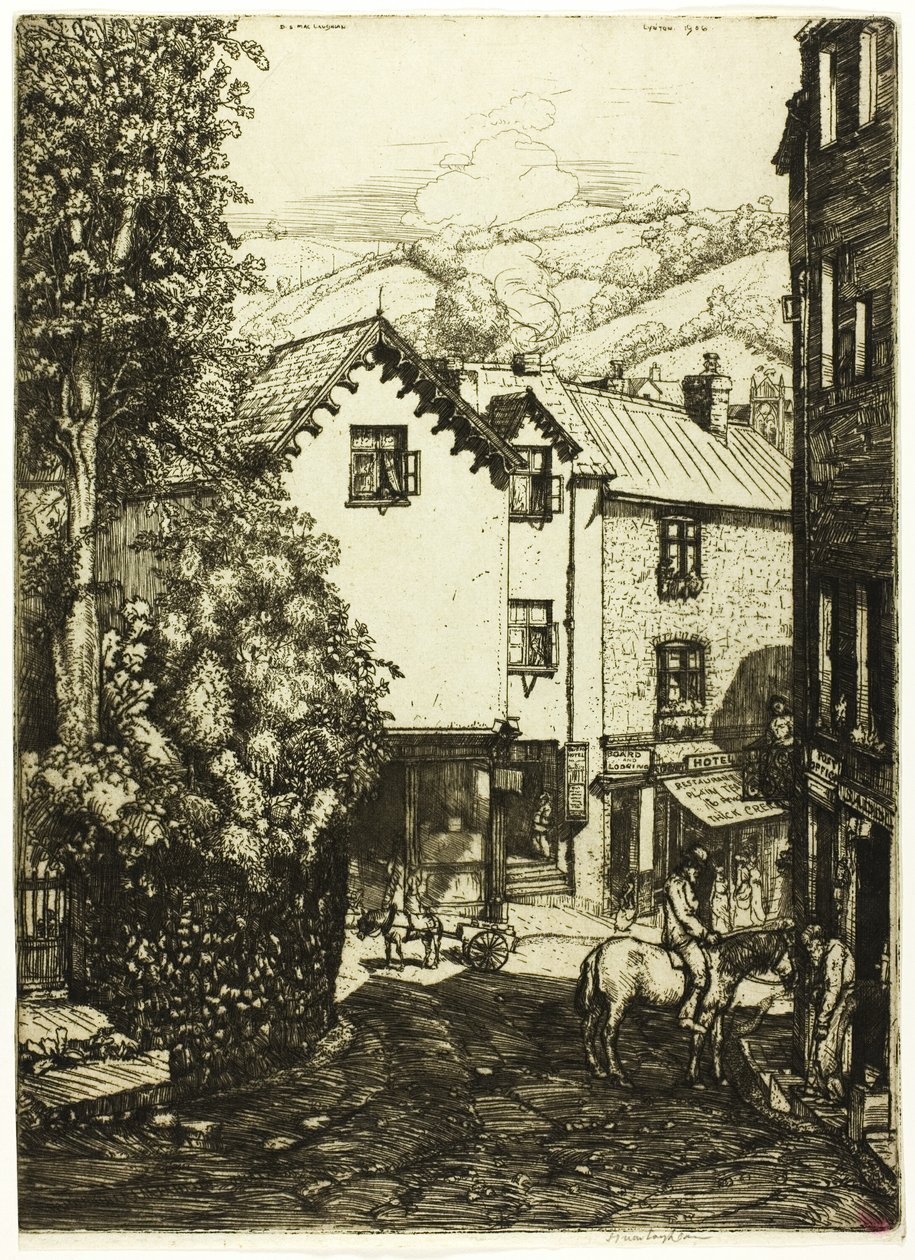 Lynton, England af Donald Shaw MacLaughlan