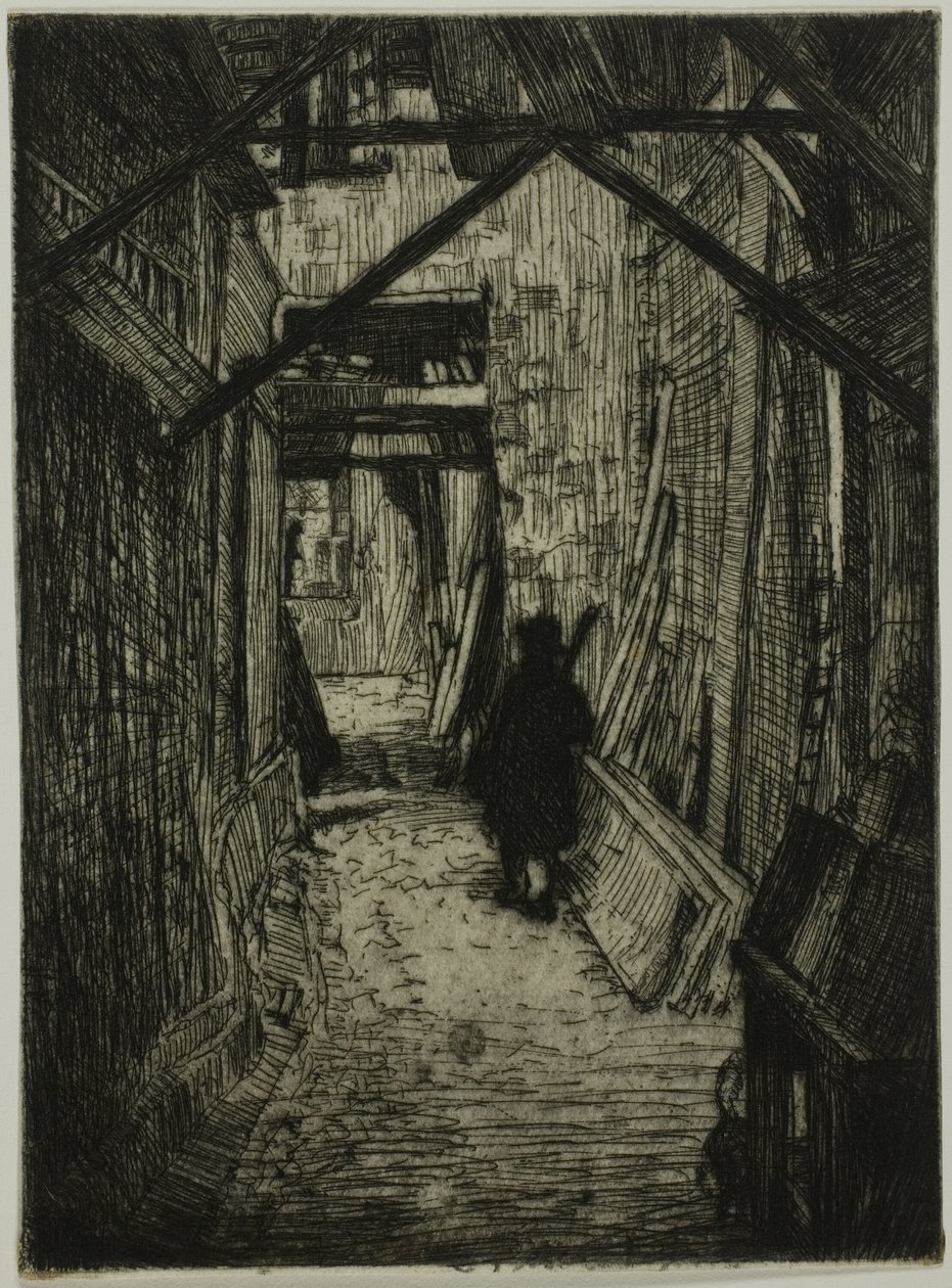 Passage, Rouen af Donald Shaw MacLaughlan