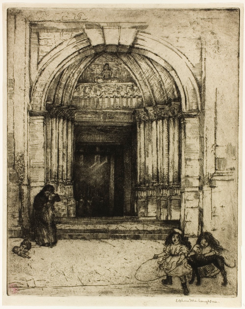 Portal for St. Germain-des-Pres af Donald Shaw MacLaughlan