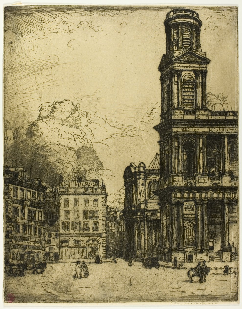 Saint Sulpice, Paris: Det store tårn af Donald Shaw MacLaughlan