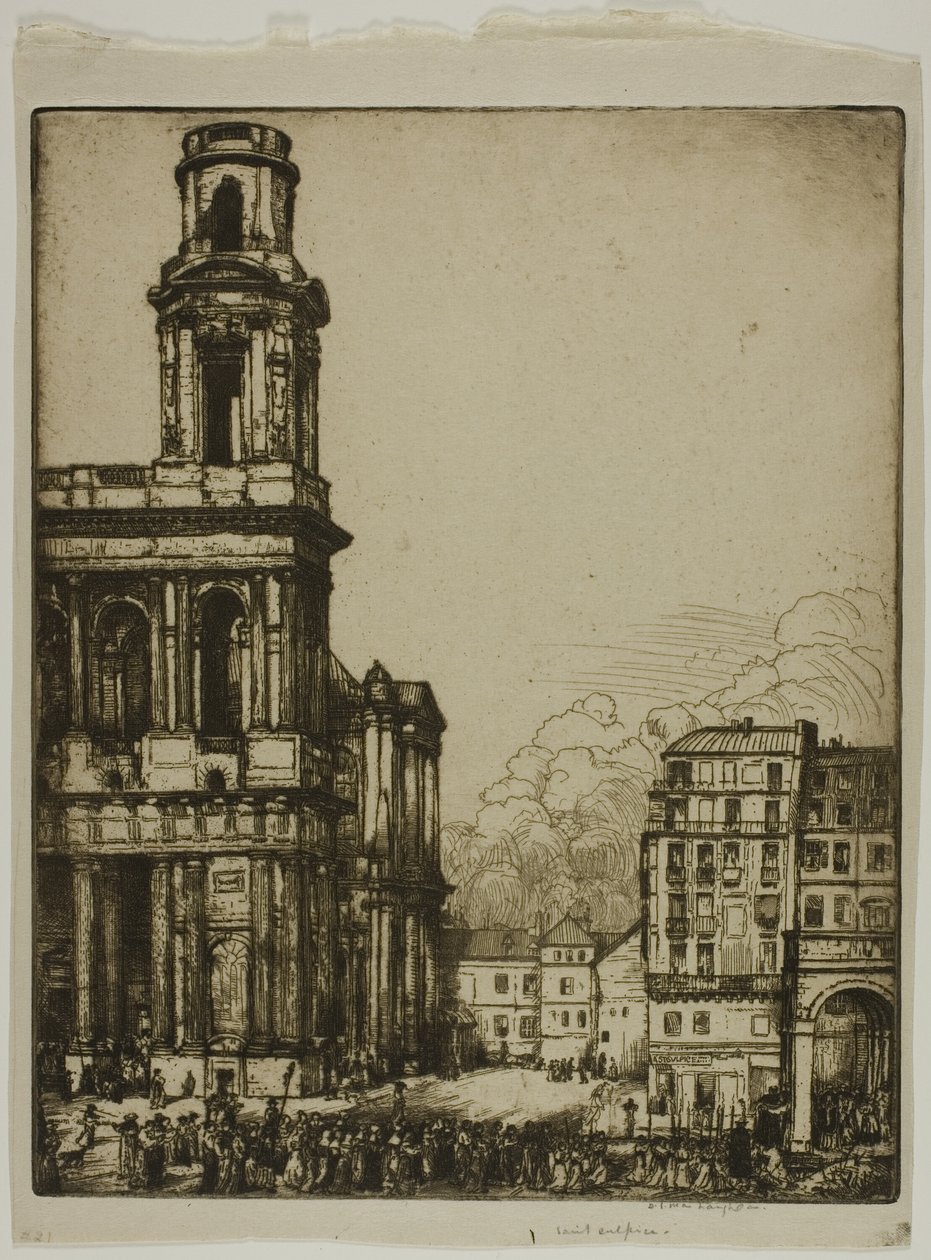 Saint Sulpice, Paris: Det lille tårn af Donald Shaw MacLaughlan
