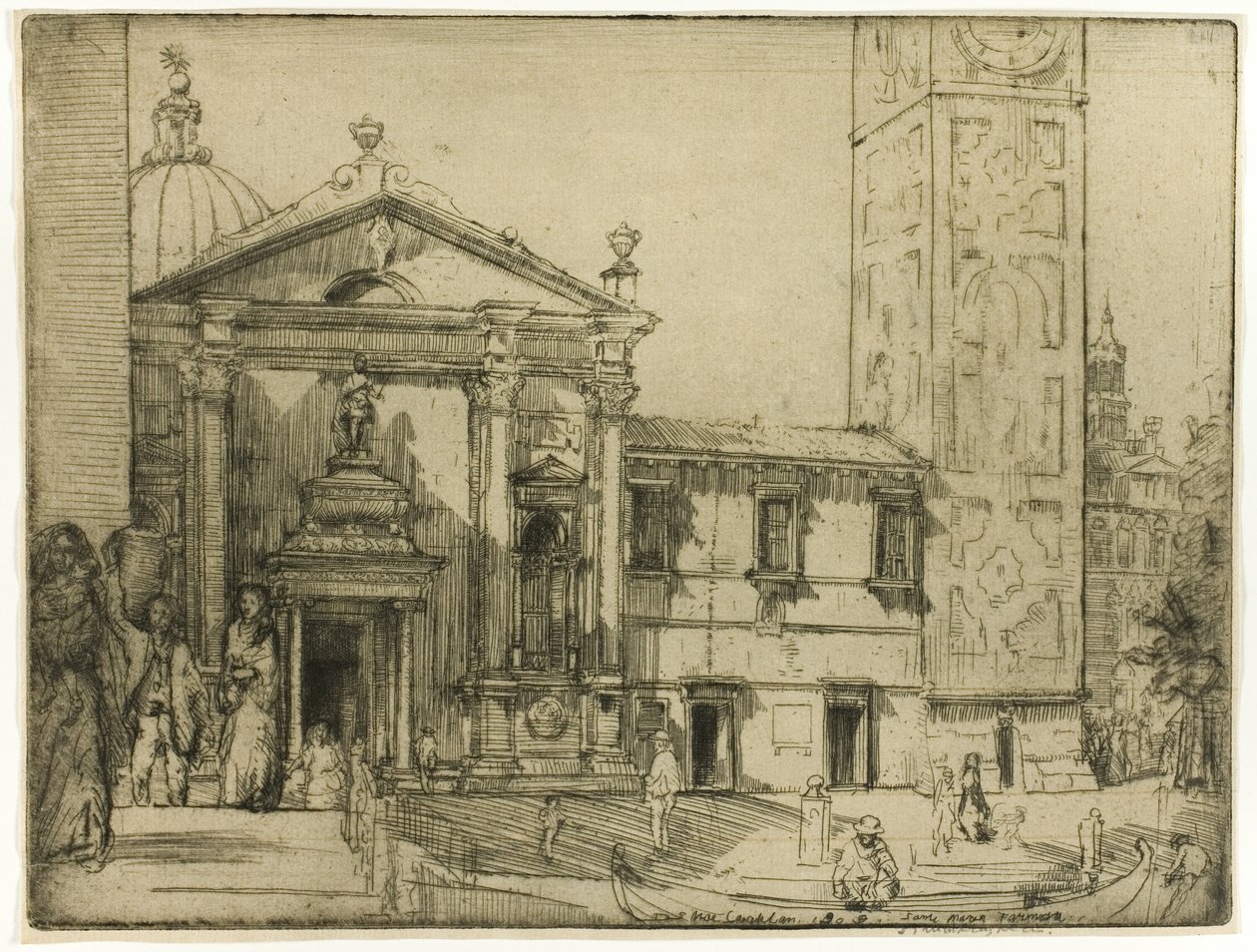 Santa Maria Formosa, Venedig af Donald Shaw MacLaughlan