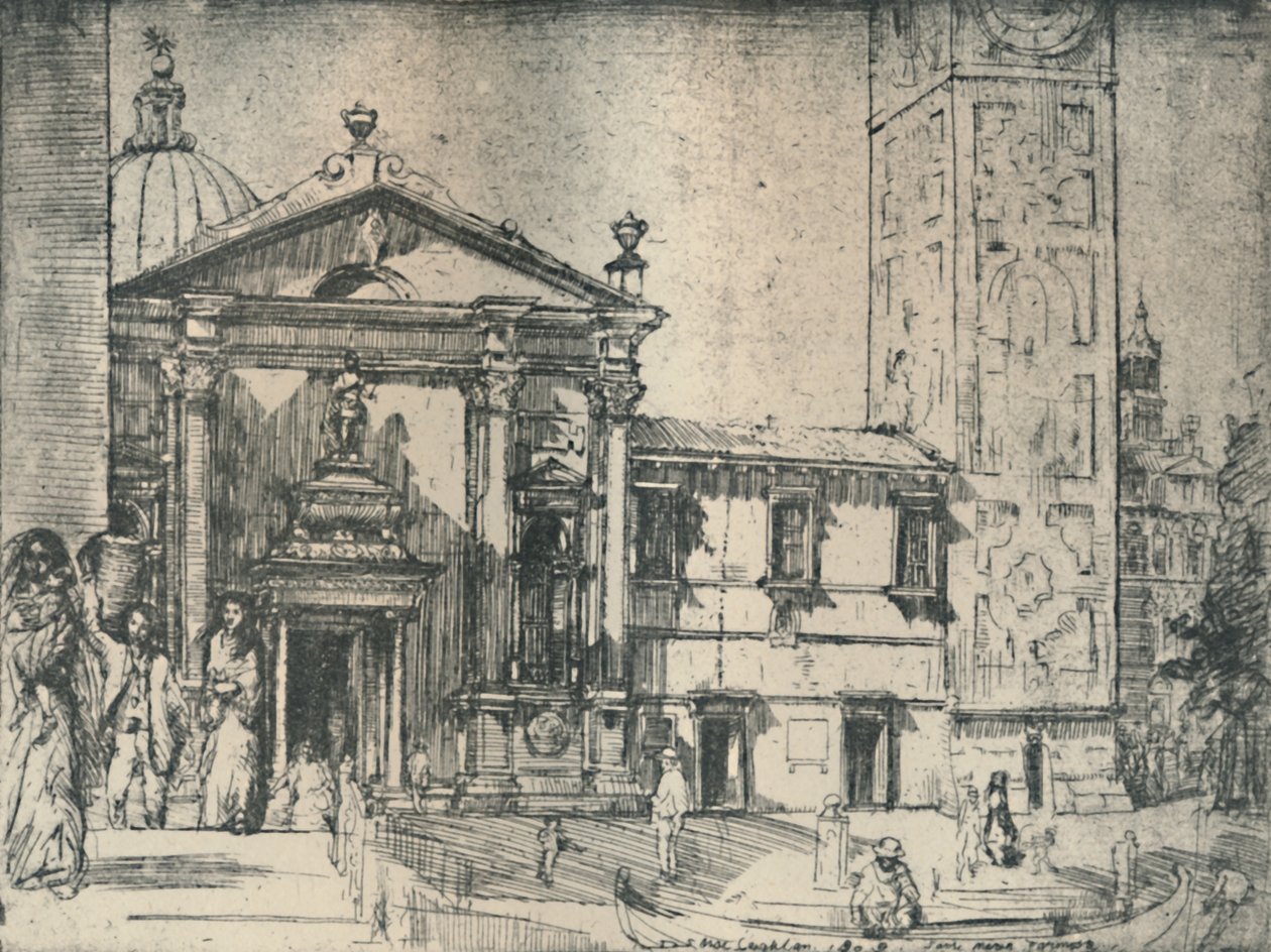 Santa Maria Formosa, slutningen af det 19.-begyndelsen af det 20. århundrede, 1925. af Donald Shaw MacLaughlan