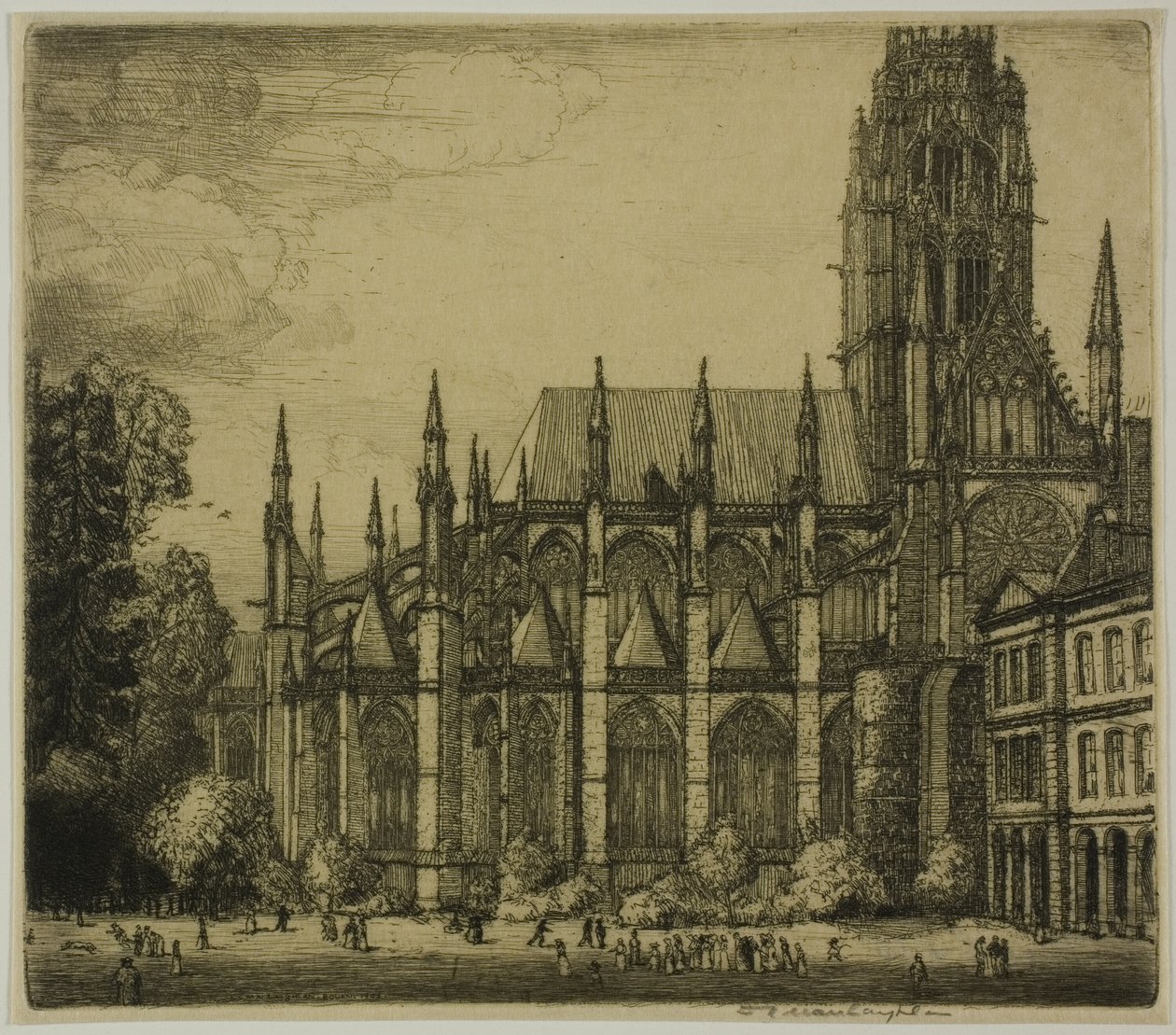 St. Ouen, Rouen af Donald Shaw MacLaughlan