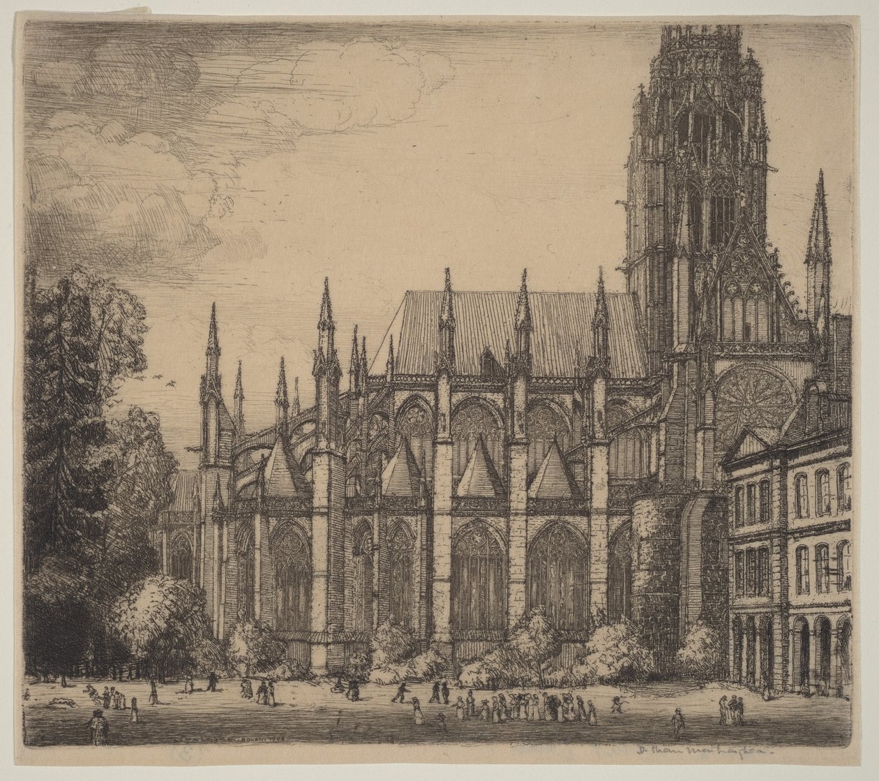 Saint-Ouen, Rouen af Donald Shaw MacLaughlan
