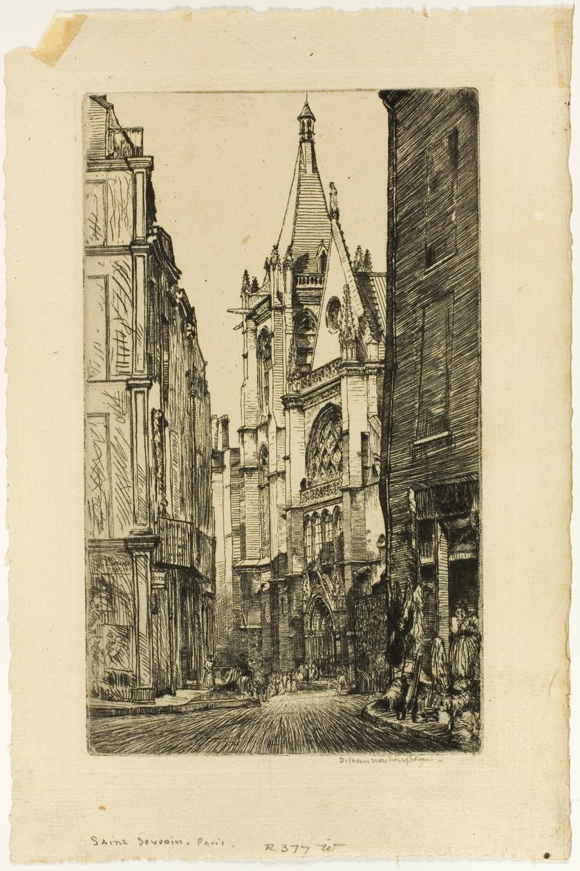St. Séverin, Paris af Donald Shaw MacLaughlan