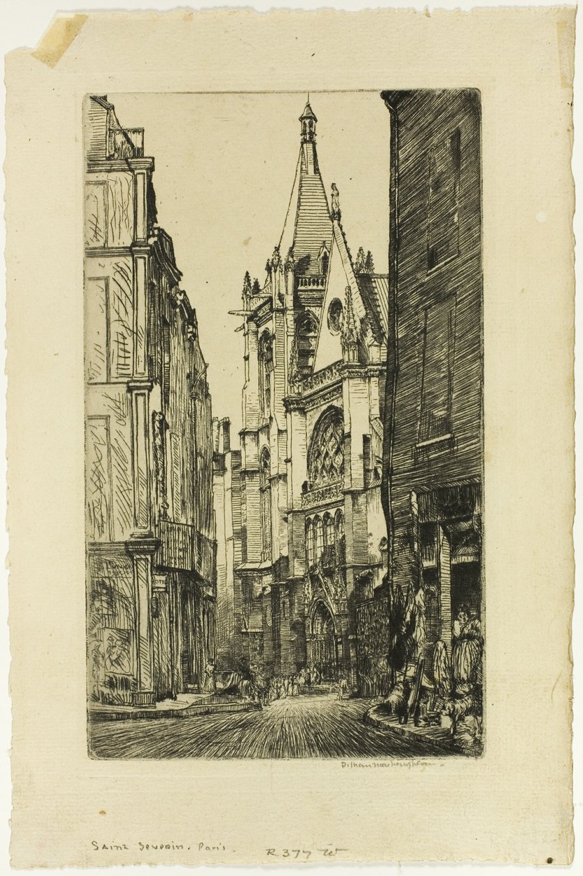 St. Séverin, Paris af Donald Shaw MacLaughlan