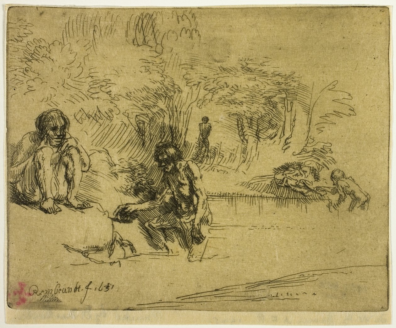 Badegæsterne af Donald Shaw MacLaughlan