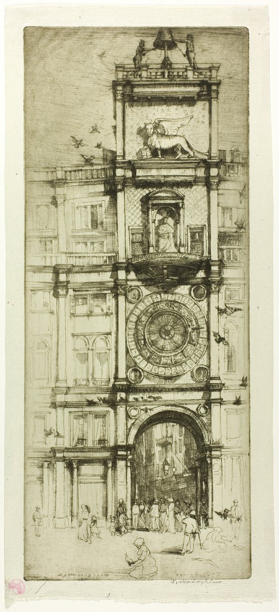 Klokketårnet, Venedig af Donald Shaw MacLaughlan