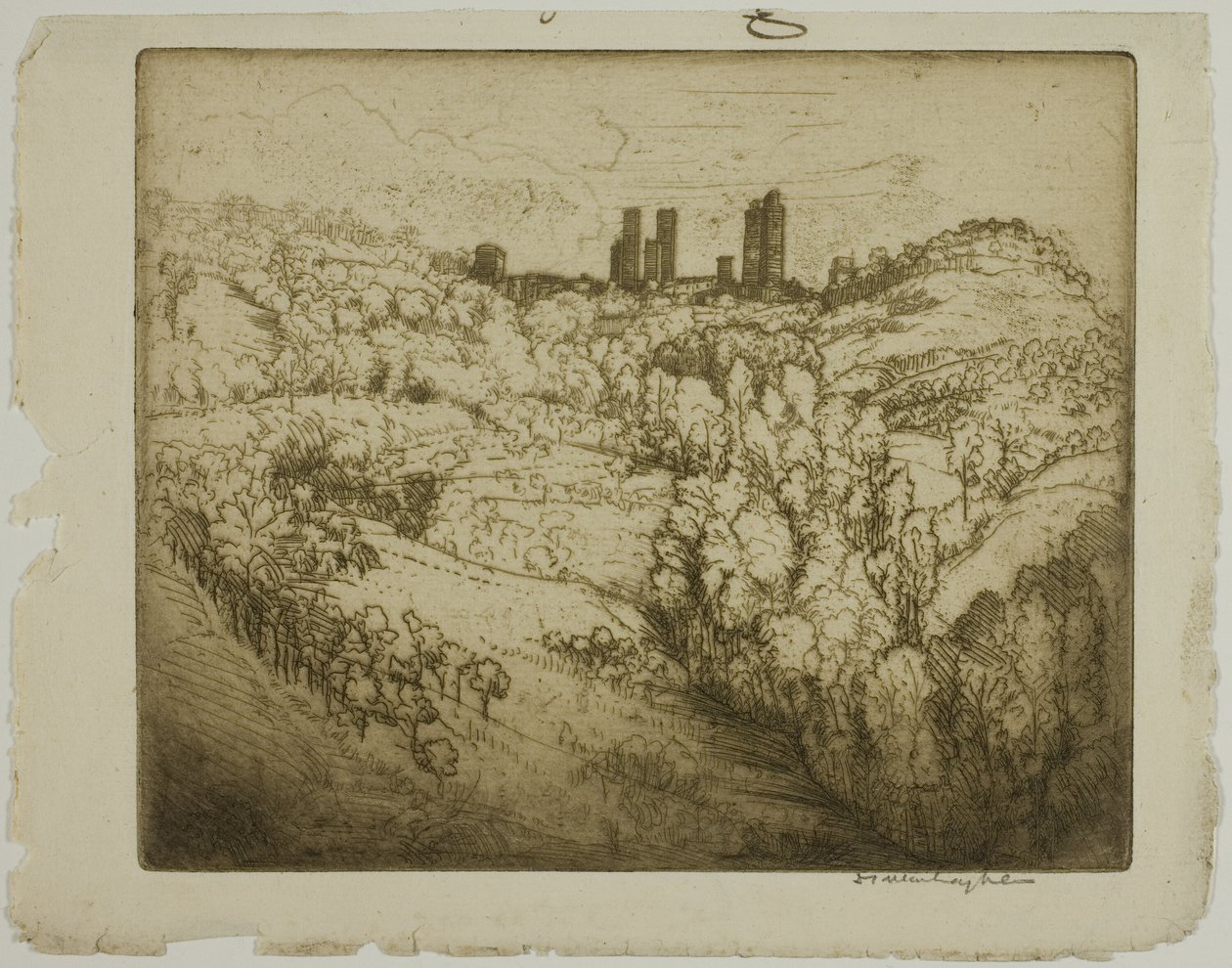 Bakkebyen af Donald Shaw MacLaughlan