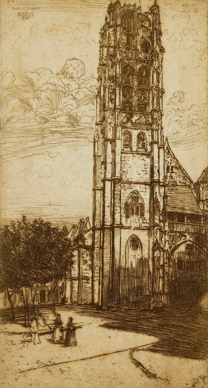 Laurent-tårnet, Rouen af Donald Shaw MacLaughlan