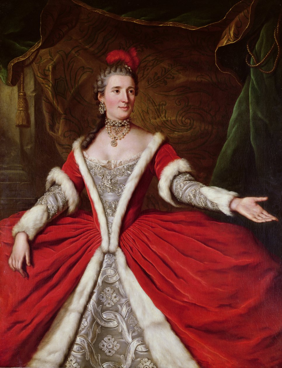 Mademoiselle Dumesnil (1713-1803) af Donat Nonotte