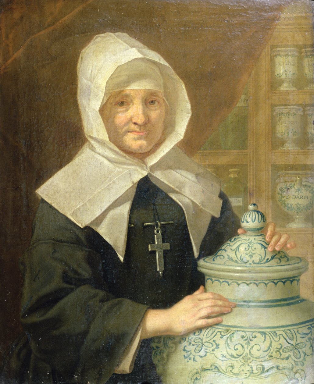 Søster Claudine Pila (d. 1802) af Donat Nonotte