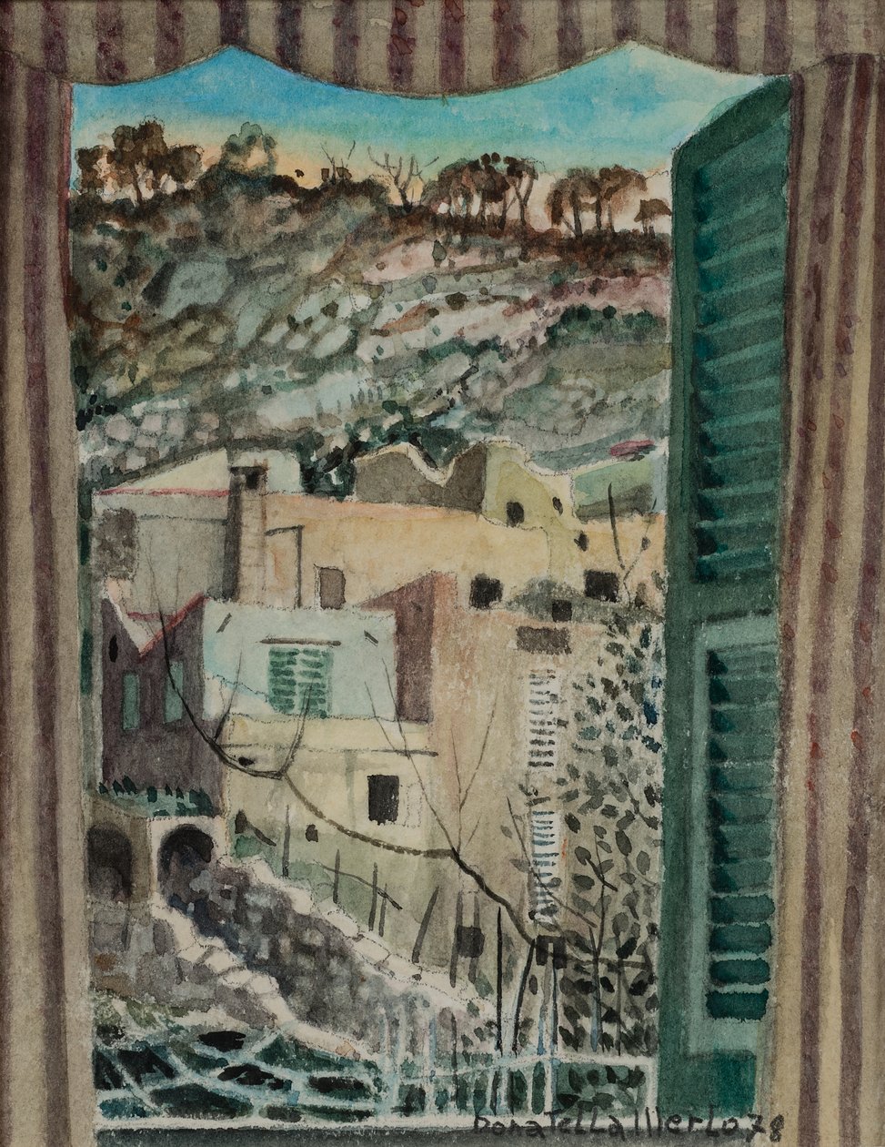 Fra vinduet, Borgio Verezzi af Donatella Merlo