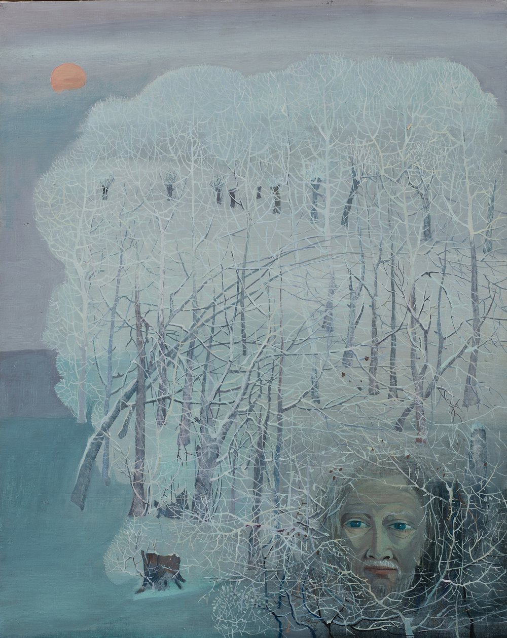Mr Galaverna (Rime Ice), Min far, ca. 1968 (olie på lærred) af Donatella Merlo