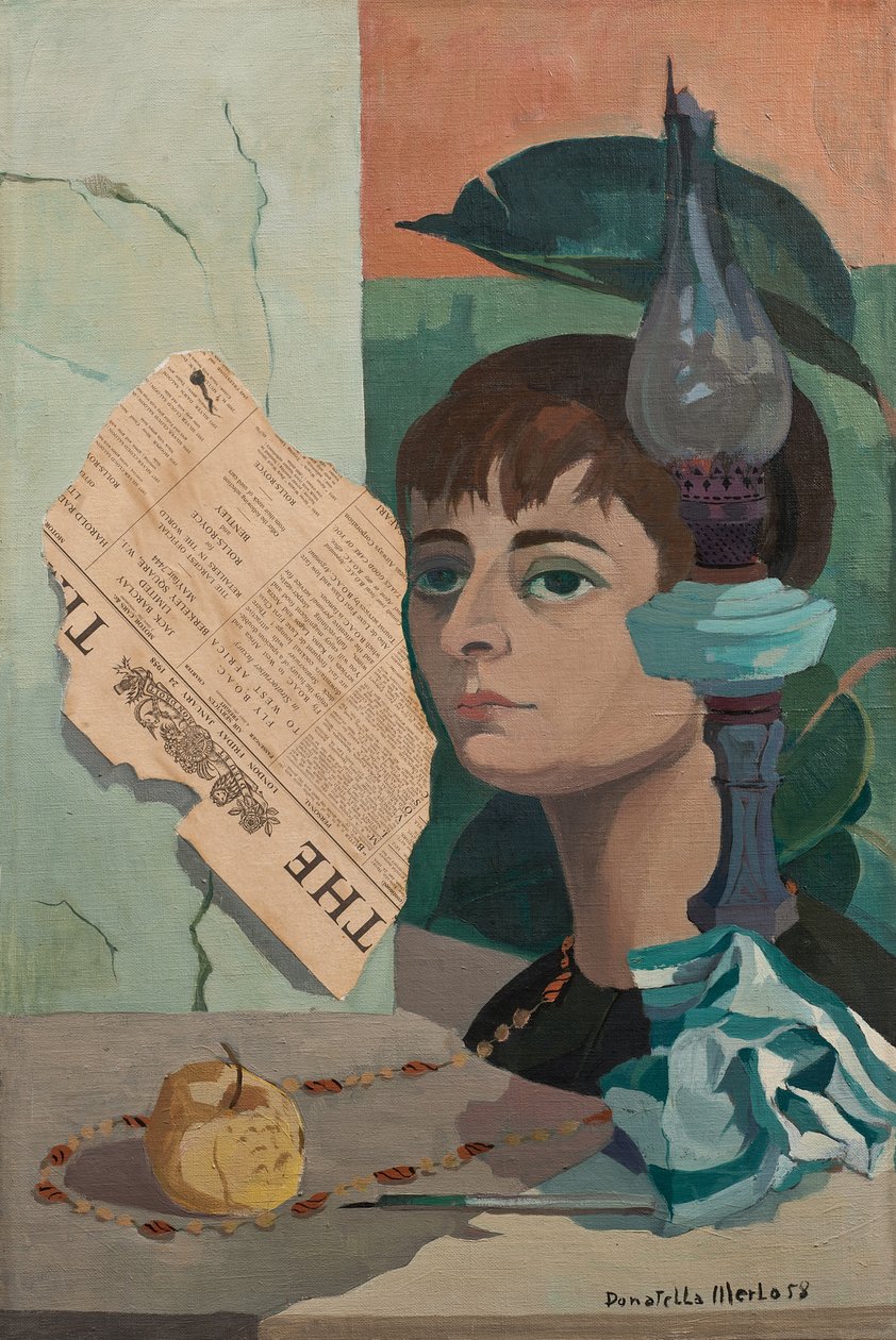 Selvportræt af Donatella Merlo