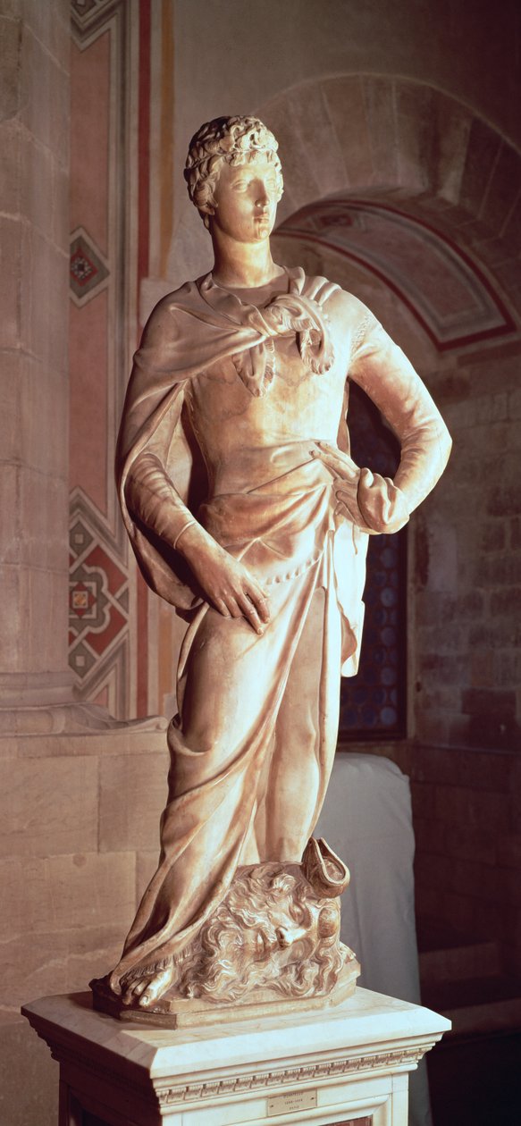 David, 1408 (marmor) (for detaljer se 100343) af Donatello