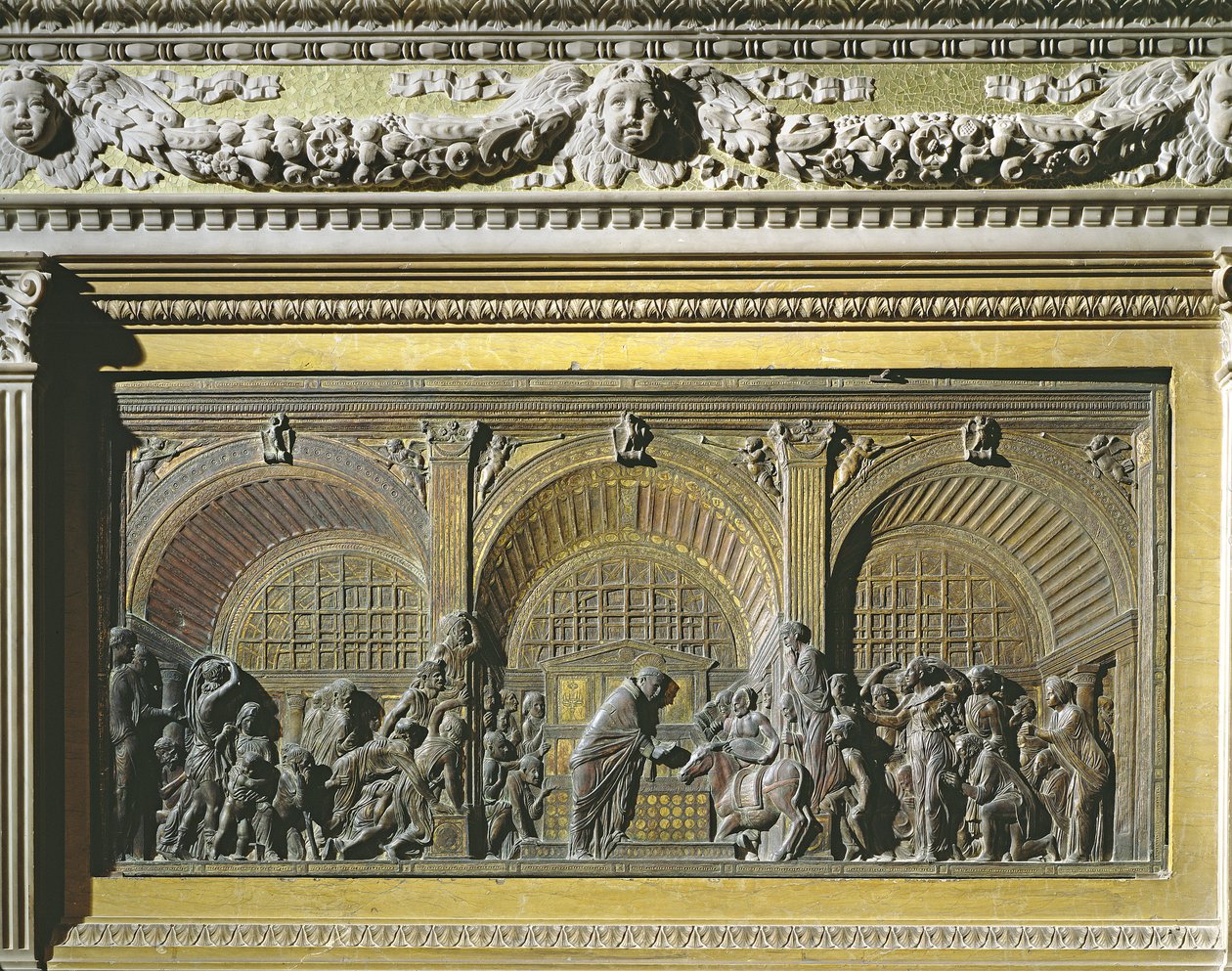 Hovedalter (bronze) af Donatello