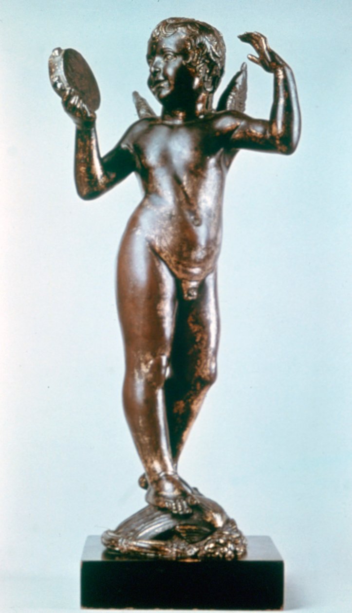 Engel med tamburin, 1429 af Donatello