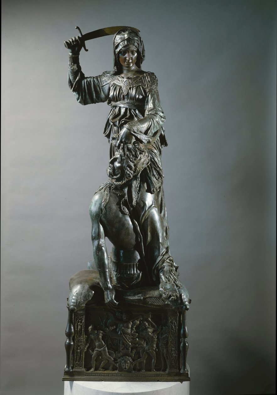 Judith og Holofernes. Bronze skulptur af Donatello