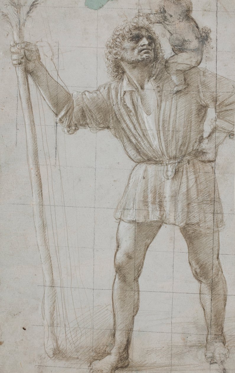 Skt. Christopher med Jesusbarnet af Donato Bramante