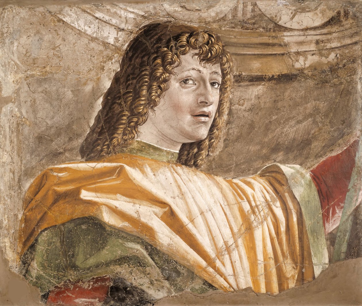 Mand med hellebard, 1490-1492. af Donato Bramante
