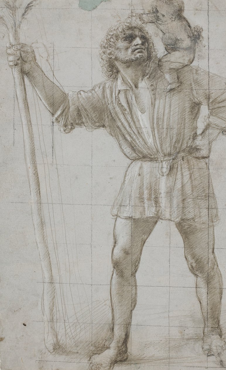 Sankt Christopher med Jesusbarnet af Donato Bramante