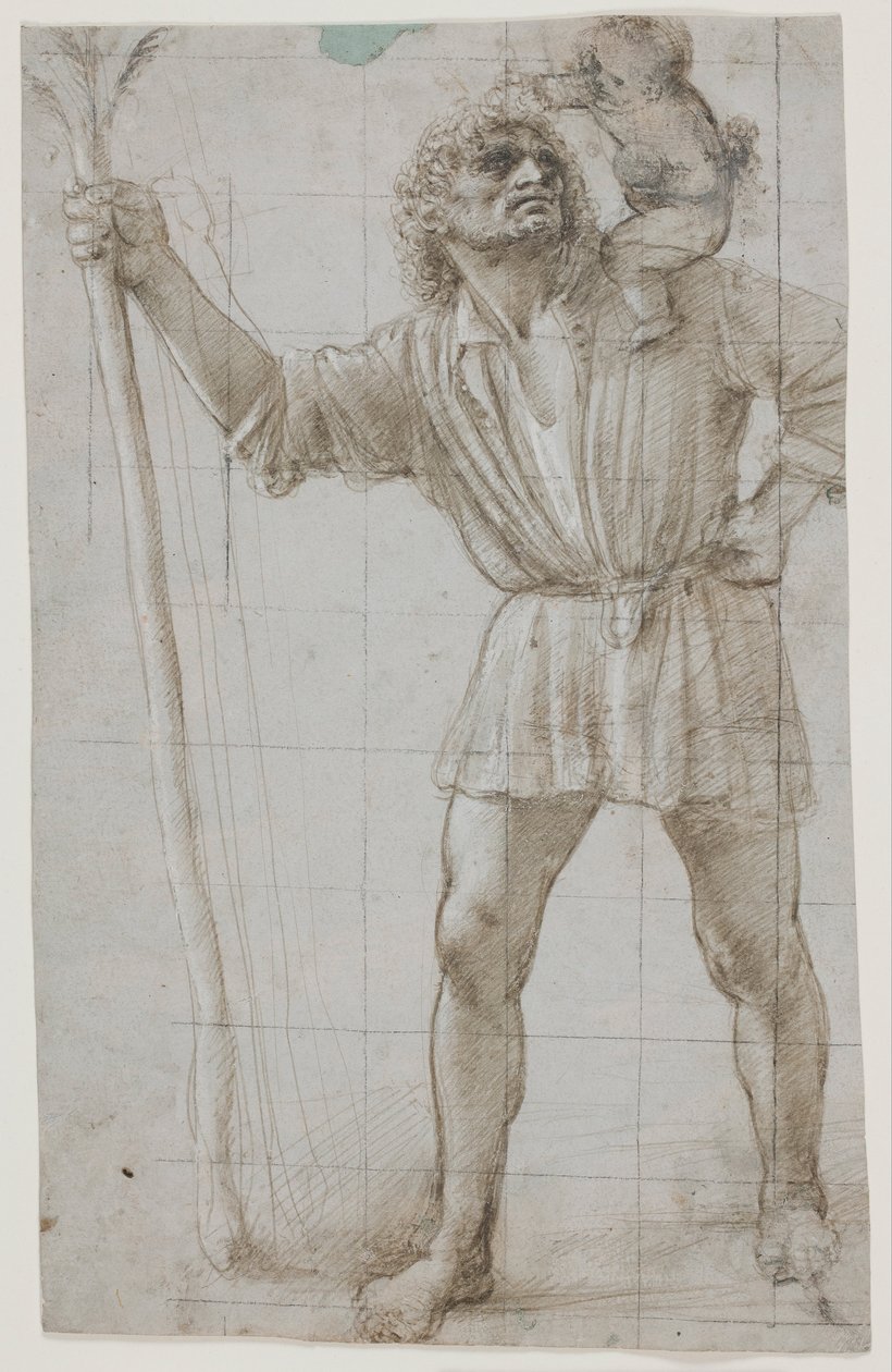 Sankt Kristoffer med Jesusbarnet af Donato Bramante