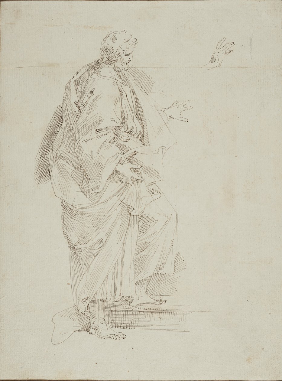 Stående mandlig figur af Donato Creti