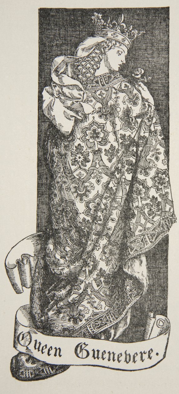 Dronning Guenevere, illustration fra 