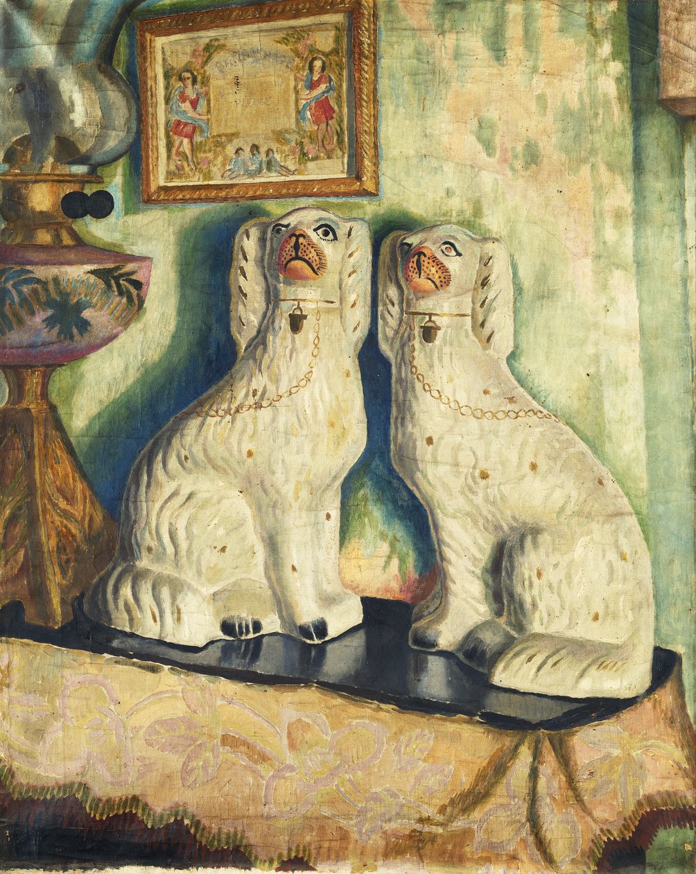 Staffordshire Dogs, ca. 1928 af Dora Carrington