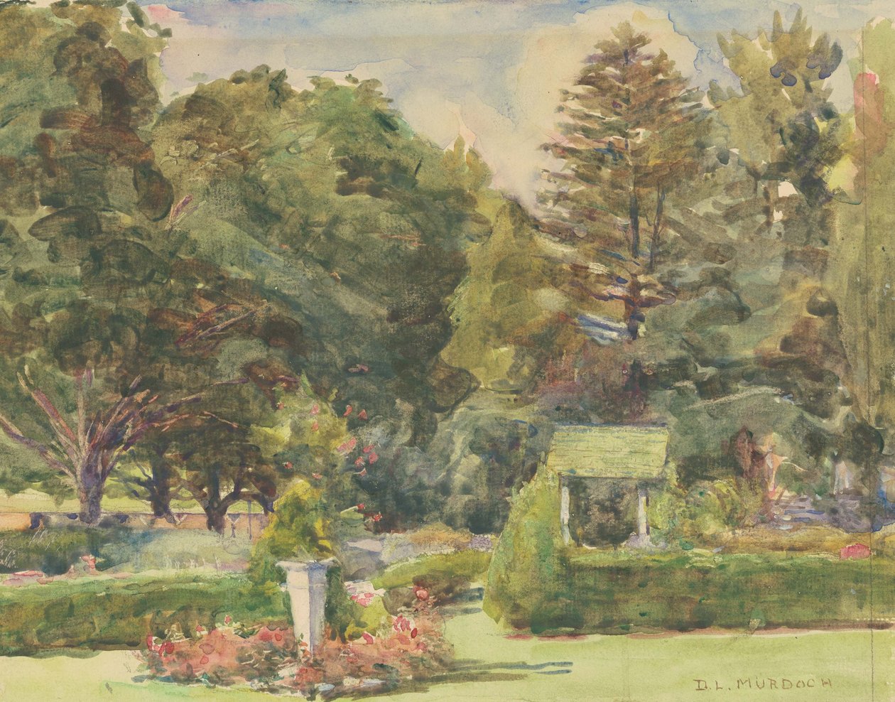 Parmelee Garden, ca. 1920 af Dora Louise Murdoch
